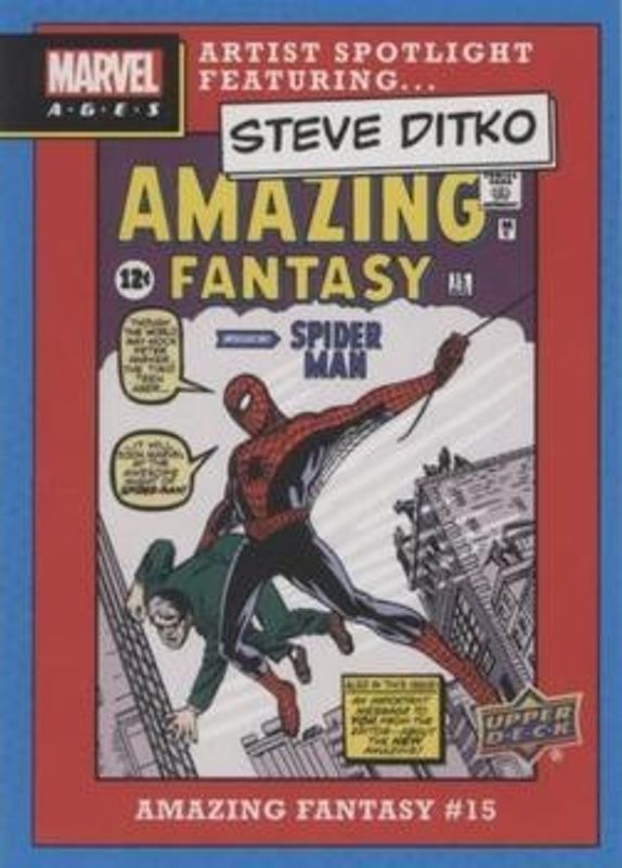 2020 Upper Deck Marvel Ages #ASF-1 Artist Spotlight featuring Steve Ditko