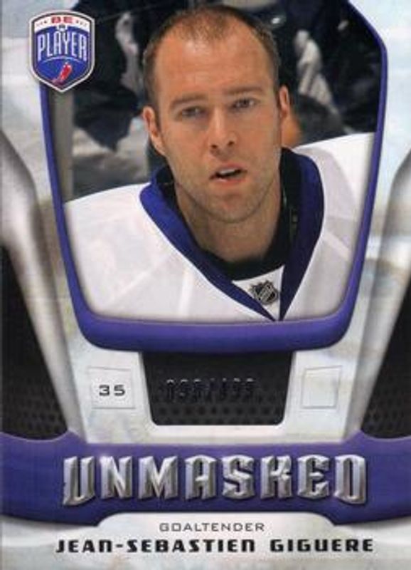 2009 Upper Deck Be A Player #GU15 Goalies Unmasked /499