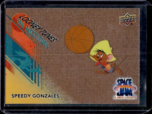 2021 Upper Deck Space Jam: A New Legacy #IA-7 Looney Tunes In Action Gold