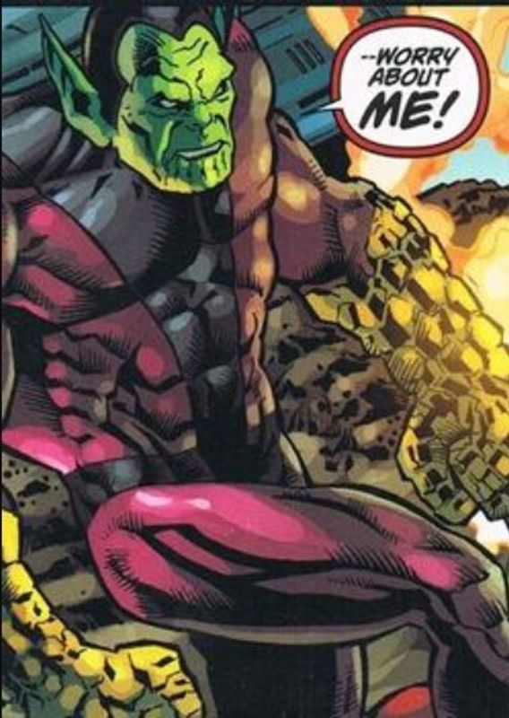 2011 Upper Deck The Avengers: Kree-Skrull War #4-08 Base