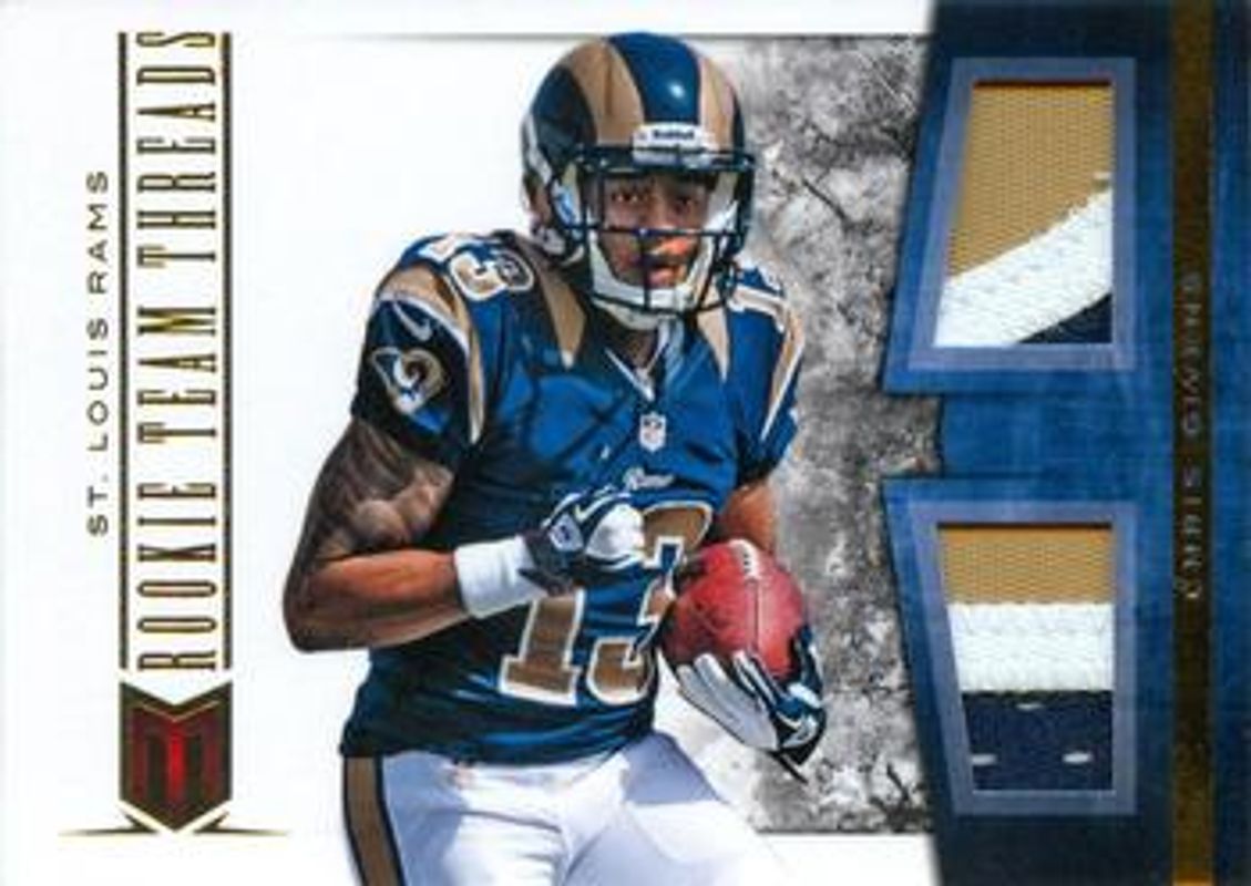 2012 Momentum #20 Rookie Team Threads Dual Materials - Prime /49