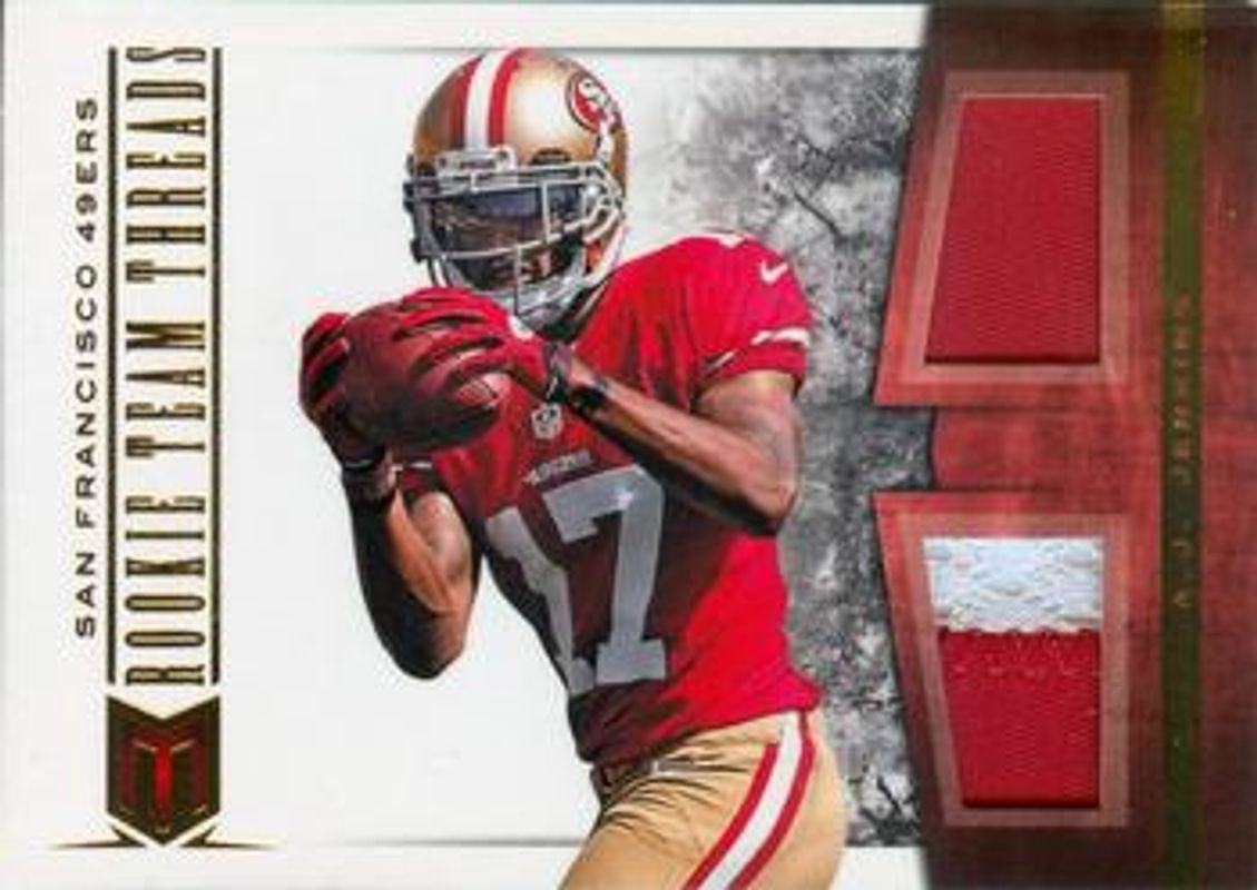 2012 Momentum #9 Rookie Team Threads Dual Materials - Prime /49