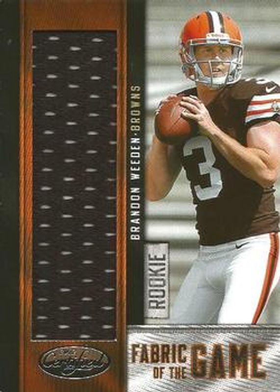 2012 Certified #8 Rookie Fabric of the Game /199