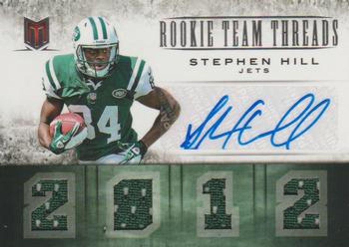 2012 Momentum #12 Rookie Team Threads Quad Materials Signatures /10