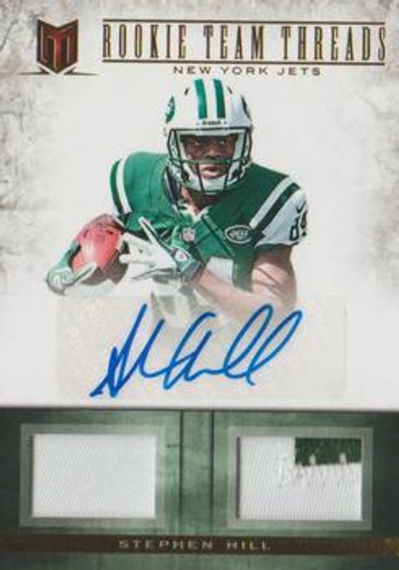 2012 Momentum #33 Rookie Team Threads Dual Materials Prime Signatures /15