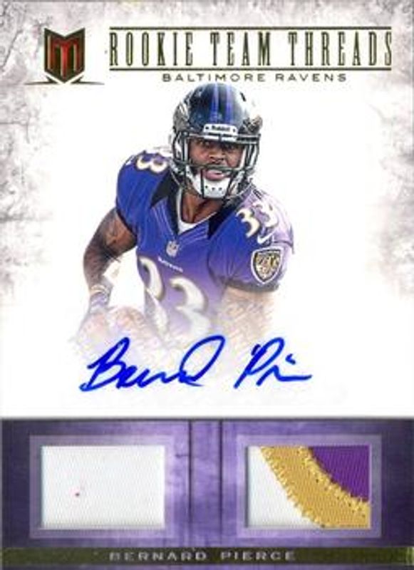 2012 Momentum #13 Rookie Team Threads Dual Materials Prime Signatures /15