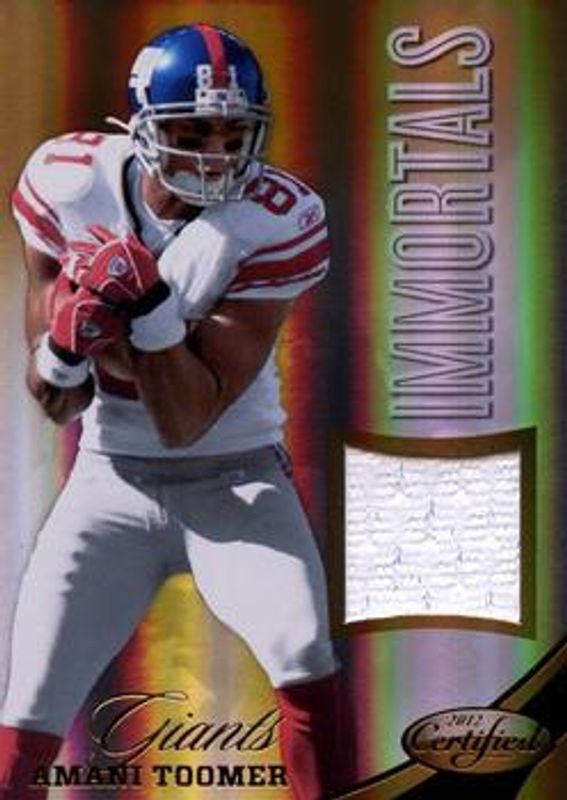 2012 Certified #211 Mirror Gold Materials /25