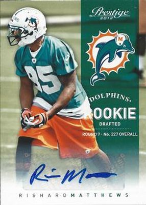 2012 Prestige #291 Rookie Autographs /249