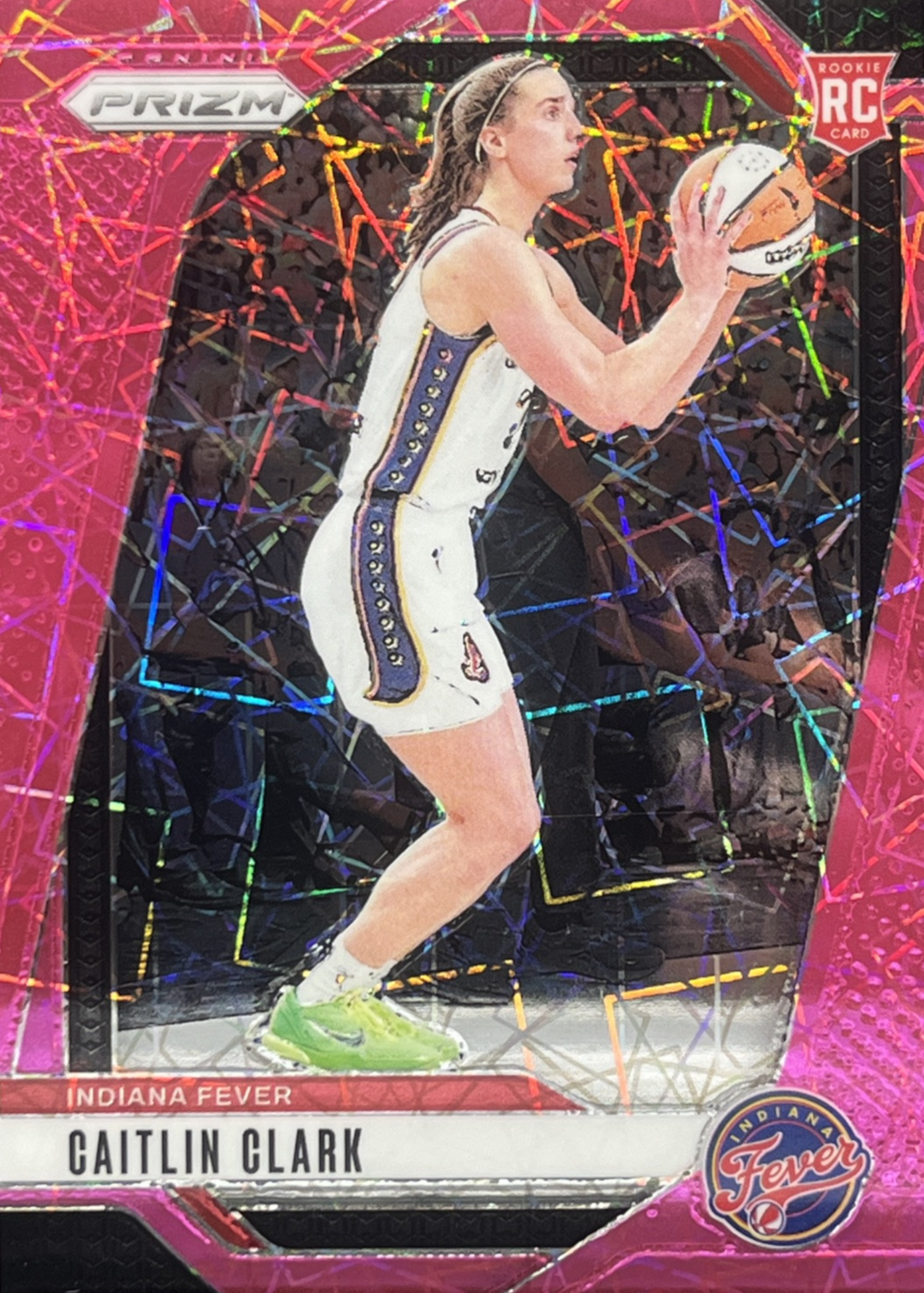 Caitlin Clark 2024 Prizm WNBA #22 Pink Velocity /79 Price Guide