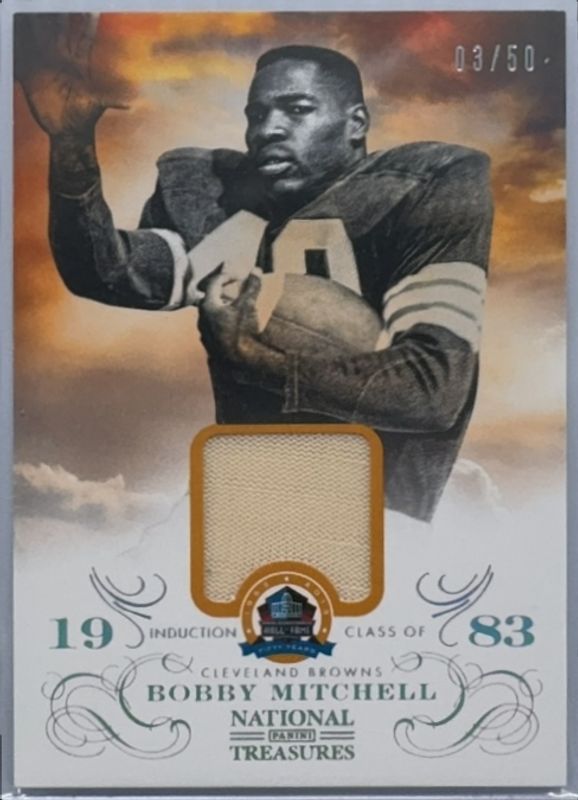 2013 National Treasures #6 HOF 50th Anniversary Materials /50