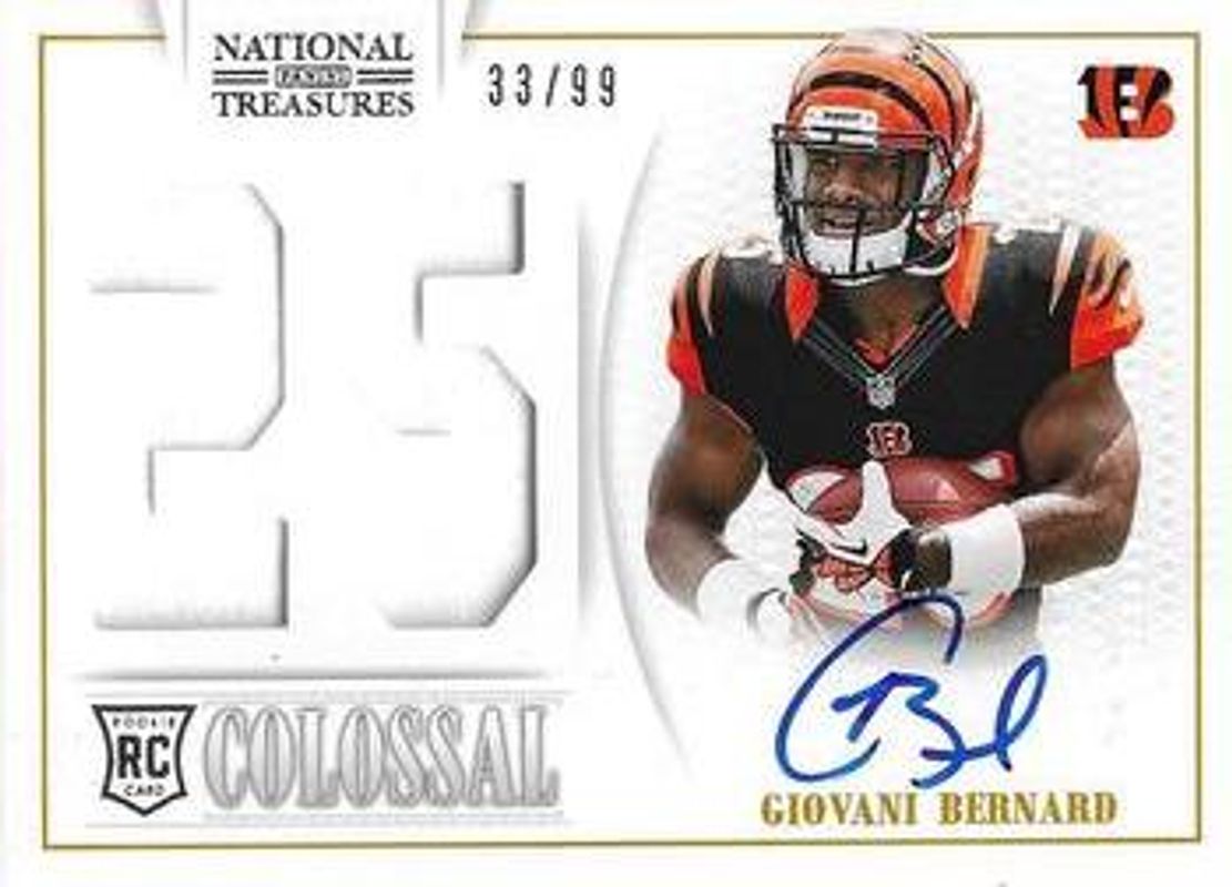 2013 National Treasures #12 NT Rookie Colossal Jersey Number Signatures /99