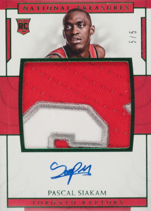 2016 National Treasures #148 Rookie Patch Auto - Emerald /5