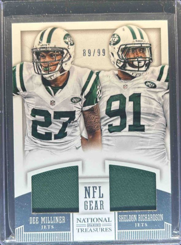 2013 National Treasures #24 Rookie NFL Gear Combo Player Materials /99