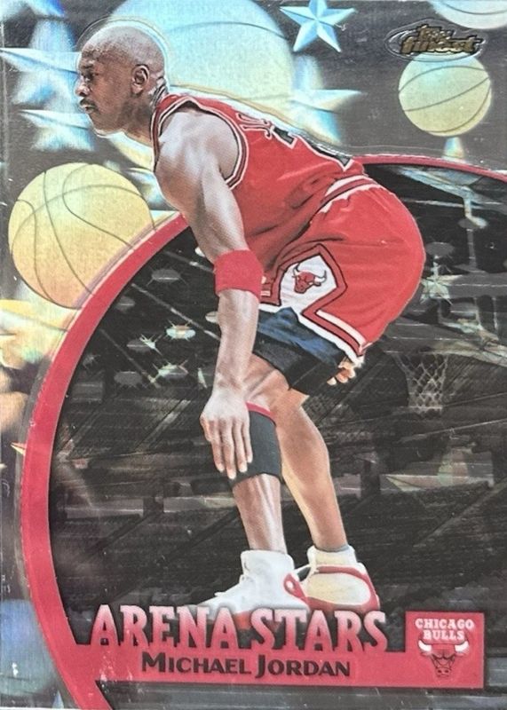 Michael Jordan 1998 Topps Finest #AS19 Arena Stars Price Guide 