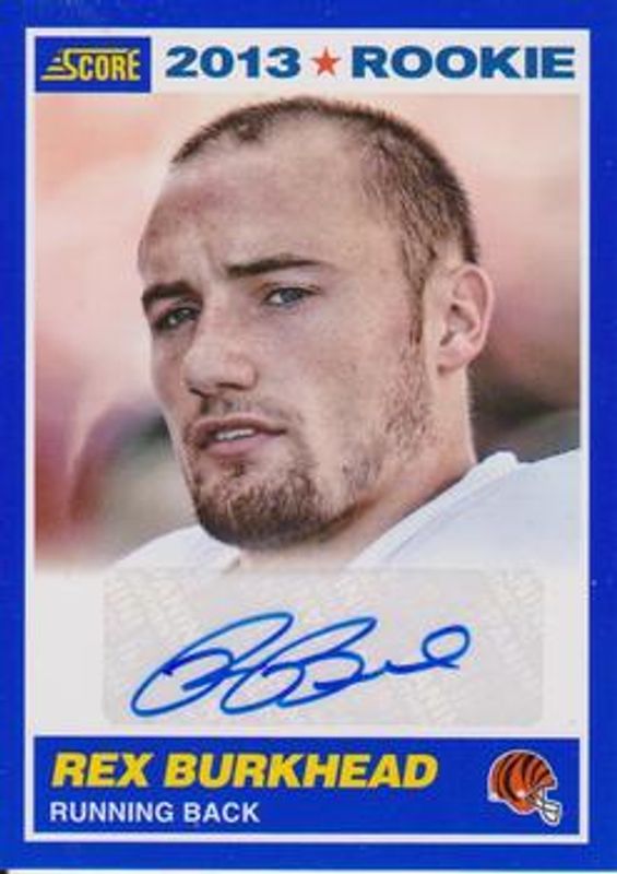 2013 Score #416 Rookie Signatures - Blue