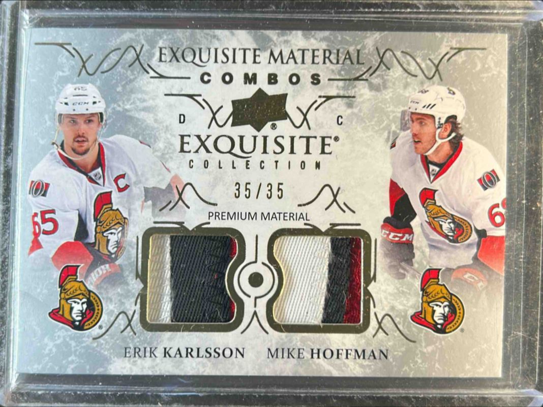 2016 Upper Deck Black Diamond #EC-KH 2016 Upper Deck Exquisite Collection Material Combos /35
