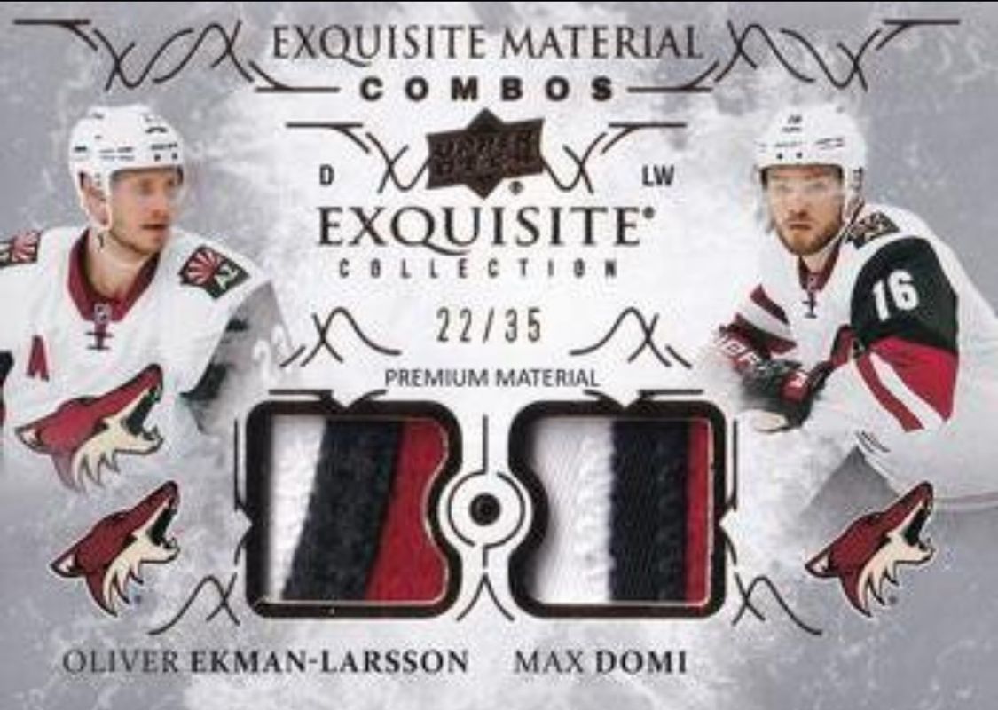 2016 Upper Deck Black Diamond #EC-ED 2016 Upper Deck Exquisite Collection Material Combos /35