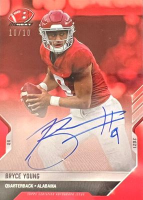 2021 Bowman Next #3 Autographs - Red /10