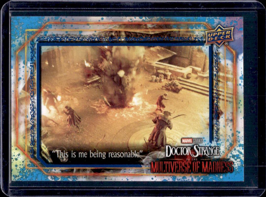 2023 Upper Deck Marvel Studios Doctor Strange Multiverse of Madness #11 Cyan