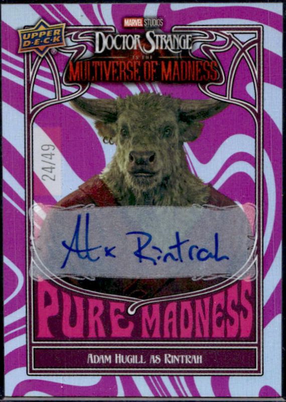 2023 Upper Deck Marvel Studios Doctor Strange Multiverse of Madness #PM-29 Pure Madness Autographs /49