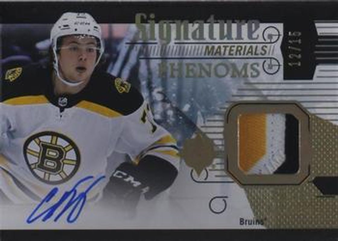 2017 Upper Deck Ultimate Collection #SMP-CM Signatures Material Phenoms /65