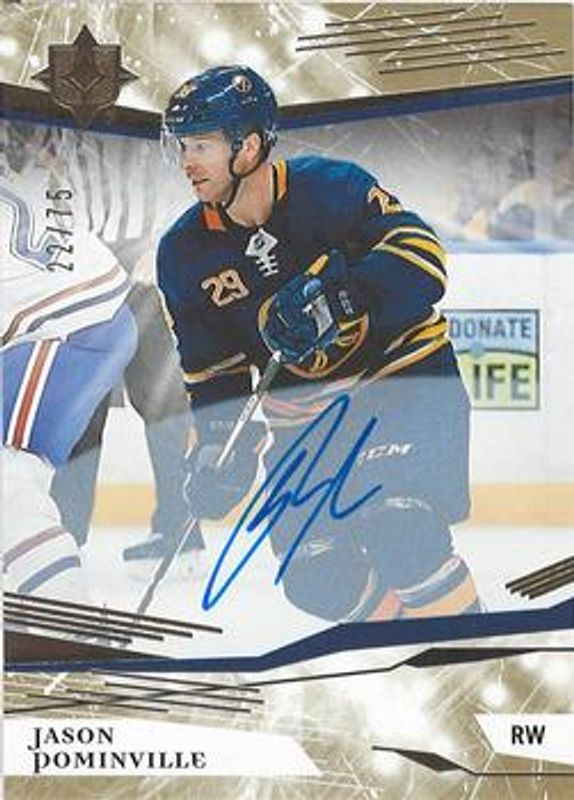 2017 Upper Deck Ultimate Collection #8 Gold Auto /50