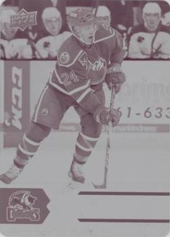 2017 Upper Deck AHL #123 Printing Plates Magenta /1