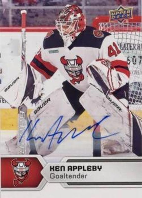 2017 Upper Deck AHL #21 Autographs
