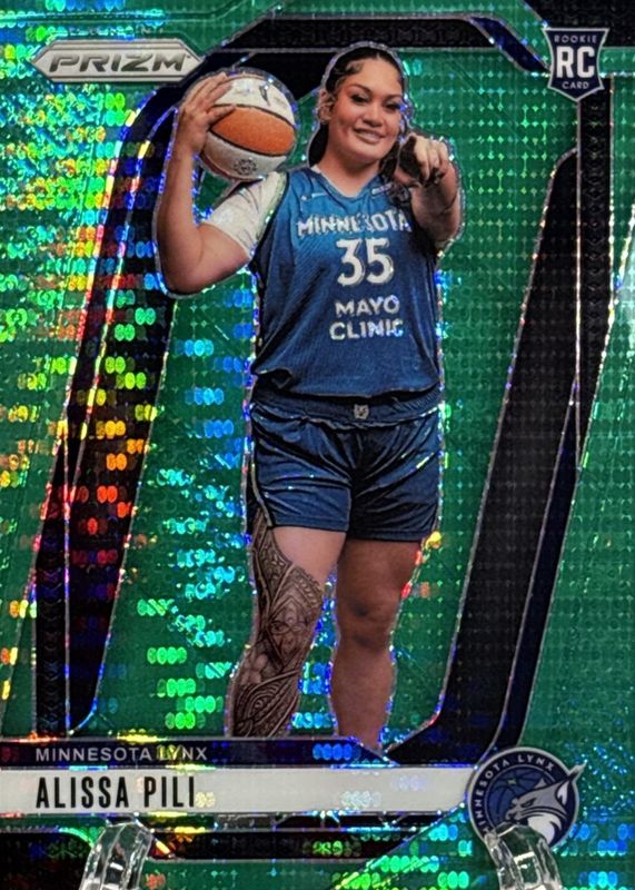 2024 Prizm WNBA #150 Rookie Variation - Green Pulsar /25