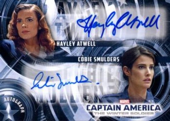 2014 Upper Deck Captain America The Winter Soldier #AS Actor Autographs Dual