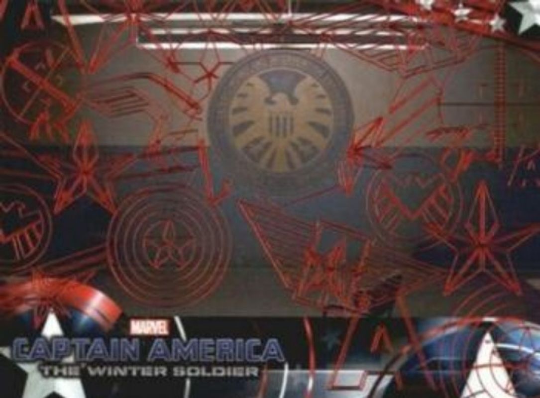 2014 Upper Deck Captain America The Winter Soldier #48 Red Patriotic Foil /99