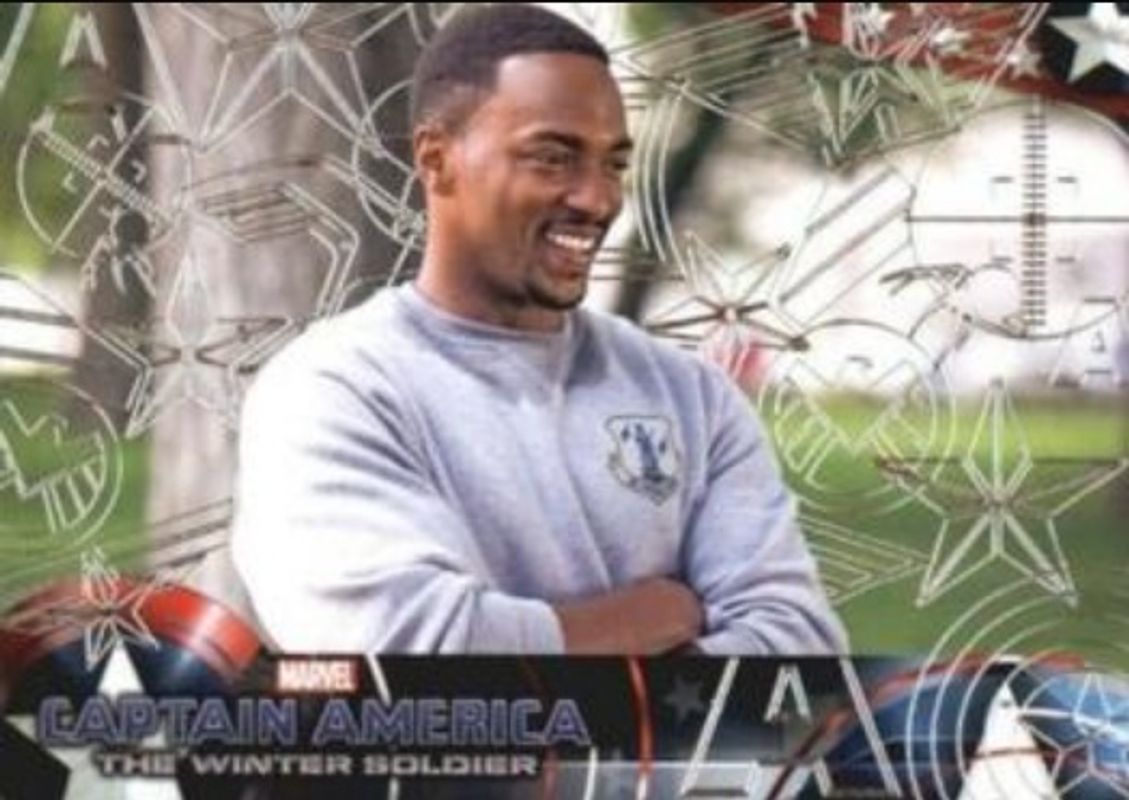 2014 Upper Deck Captain America The Winter Soldier #5 Silver Patriotic Foil