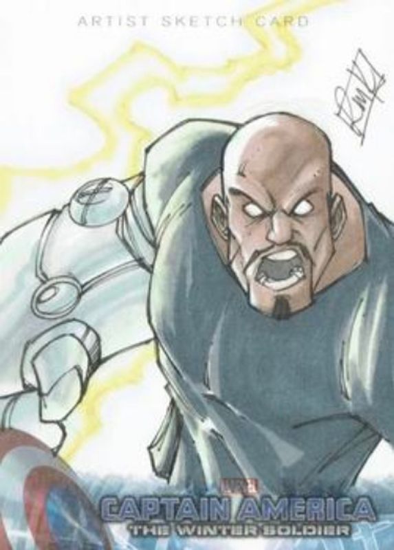 2014 Upper Deck Captain America The Winter Soldier Sketch Cards