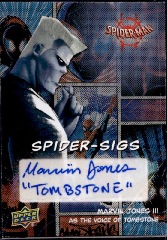 2022 Upper Deck Spider-Man: Into the Spider-Verse #SSP-MJIII Spider Sigs Portraits