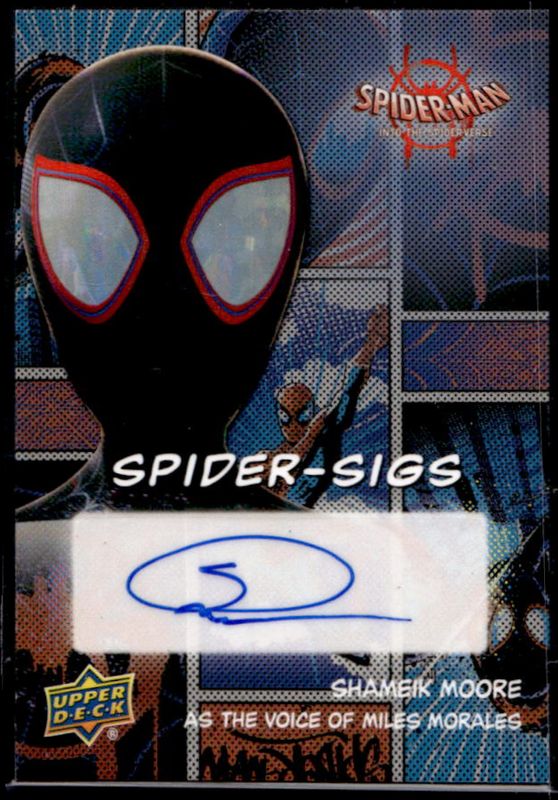 2022 Upper Deck Spider-Man: Into the Spider-Verse #SSP-SM Spider Sigs Portraits