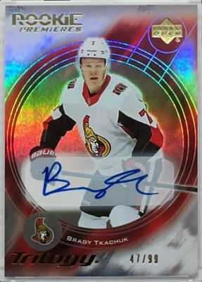 2018 Upper Deck Trilogy #03A-BT 2003 15th Anniversary Retro Rookies Auto /99