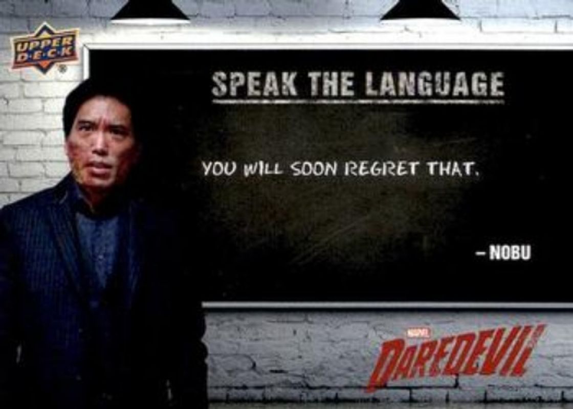 2018 Upper Deck Daredevil Season 1 & 2 #STL11 Speak the Language