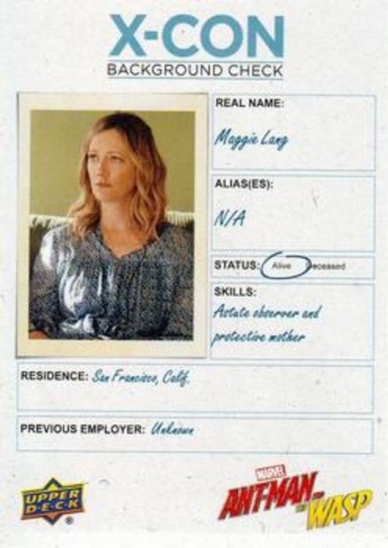 2018 Upper Deck Ant-Man and the Wasp #XCB4 X Con Background Check