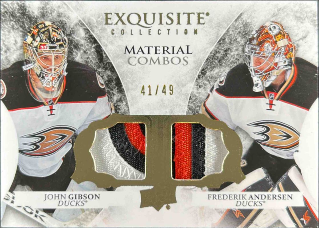 2015 Upper Deck Black Diamond #EM2-GA Exquisite Material Combos /49