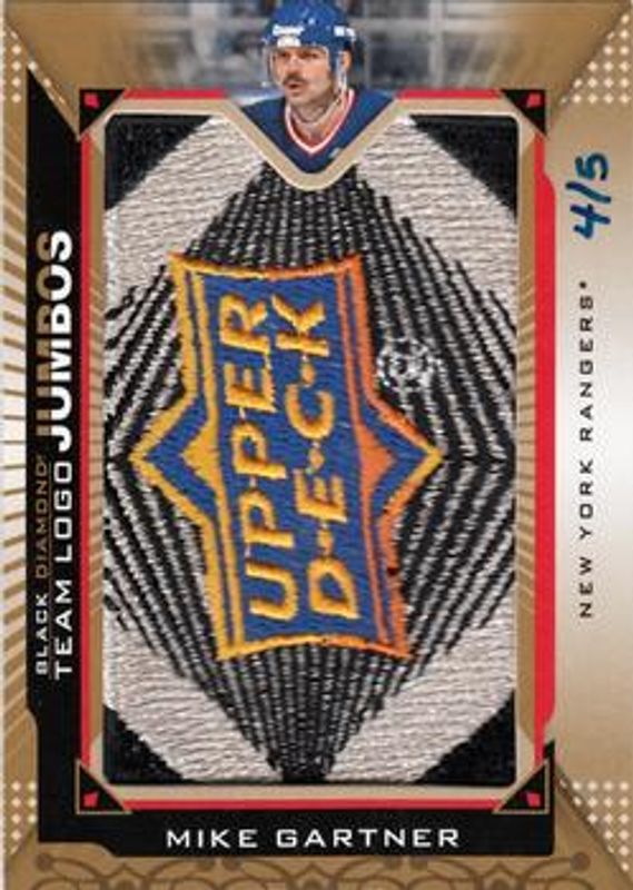 2015 Upper Deck Black Diamond #TLNY-MG Team Logo Jumbos Gold Upper Deck Logo /5
