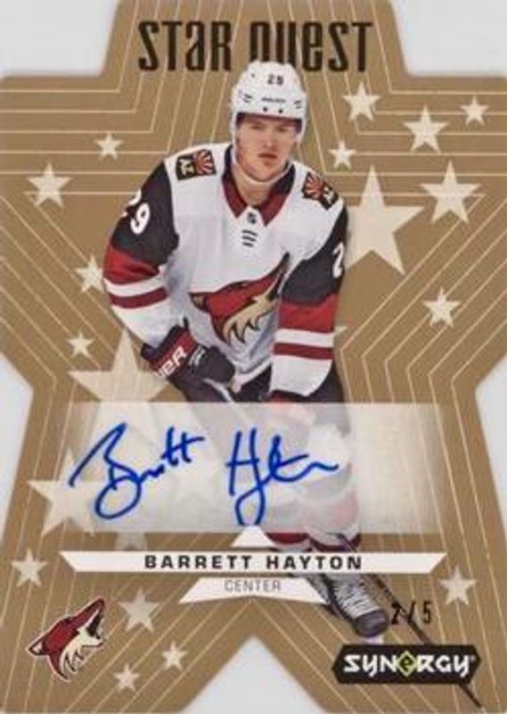 2019 Upper Deck Synergy #SQ-24 Star Quest Die-Cut Autographs /5