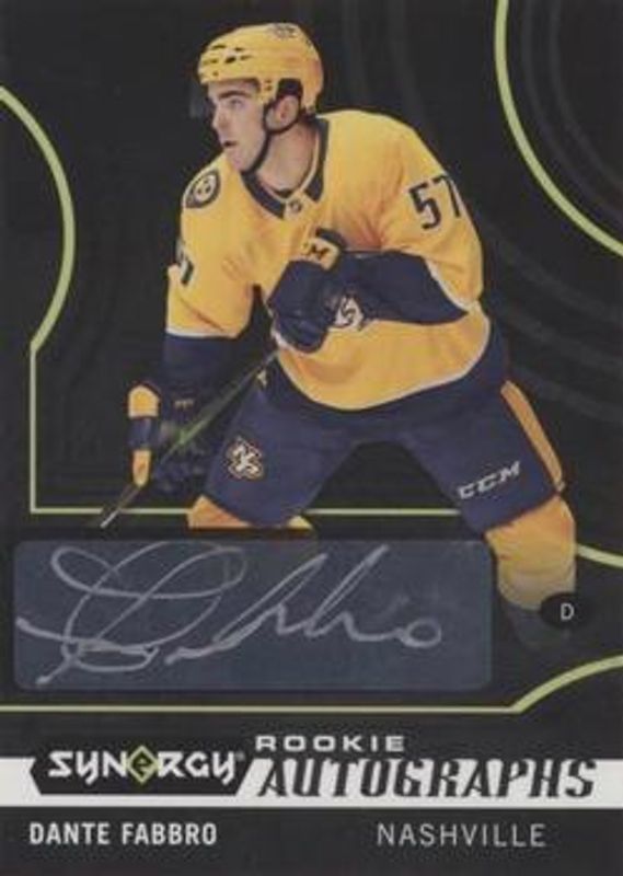 2019 Upper Deck Synergy #A-DF Rookie Autographs Black Achievements