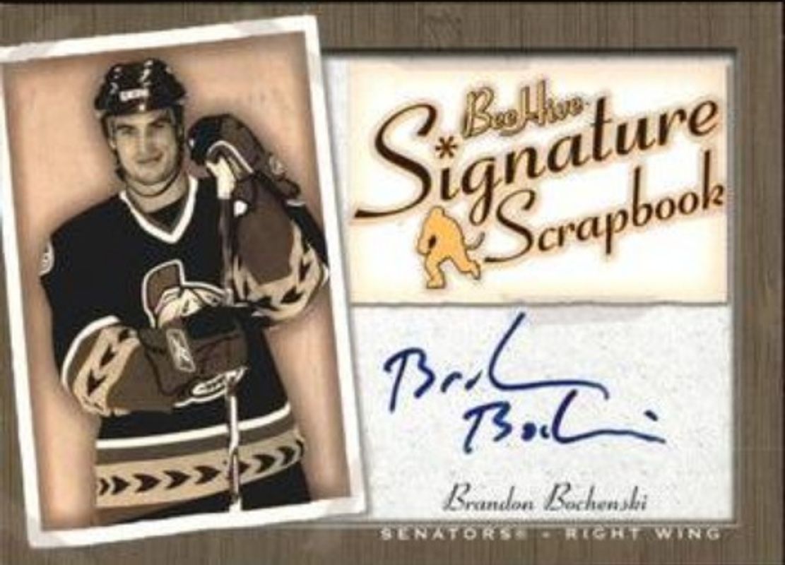2005 Upper Deck Beehive #SS-BB Signatures Scrapbook