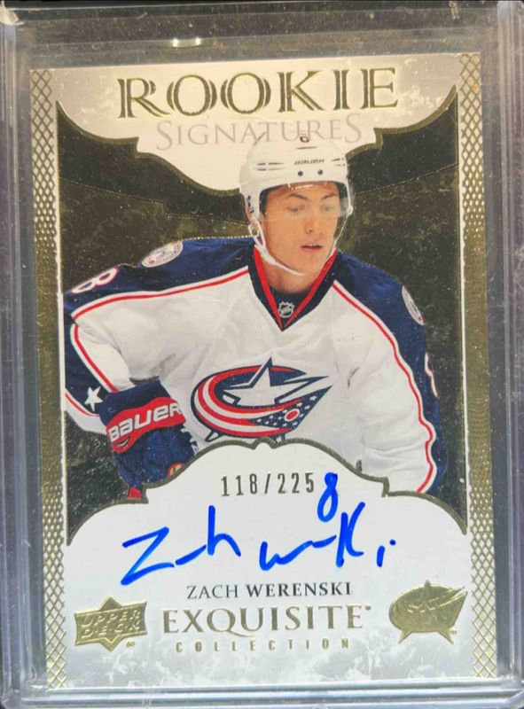2016 Upper Deck Ice #ERS-ZW 2016 Upper Deck Exquisite Collection Rookie Signatures /49