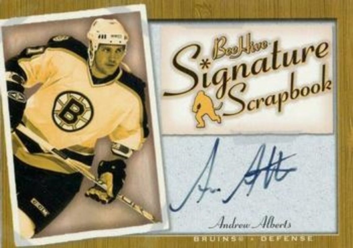 2005 Upper Deck Beehive #SS-AA Signatures Scrapbook