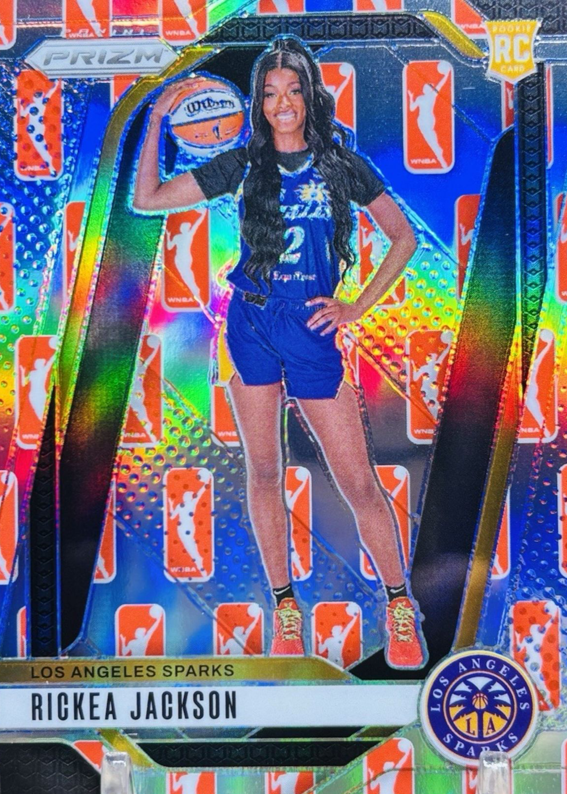 Rickea Jackson 2024 Prizm WNBA #144 Rookie Variation - WNBA Logo Price ...