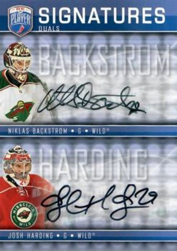 2008 Upper Deck Be a Player #S2-BH Signatures Dual