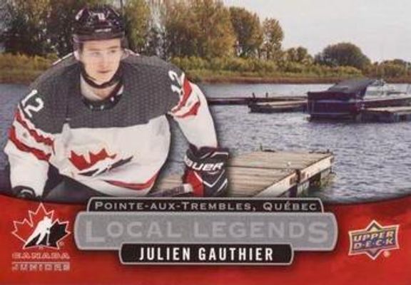 2017 Upper Deck Team Canada Juniors #LL-JG Local Legends