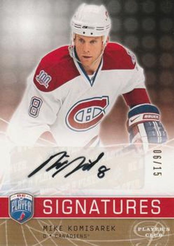 2008 Upper Deck Be a Player #S-MK Signatures Player's Club /15