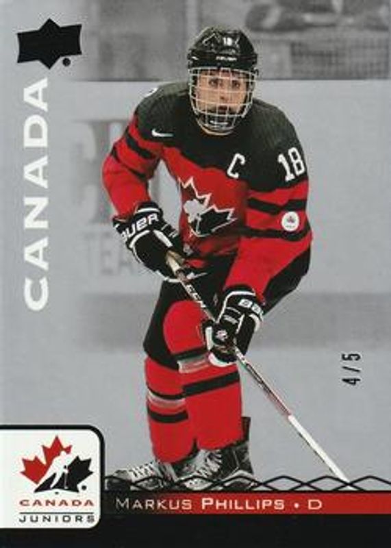 2017 Upper Deck Team Canada Juniors #67 Black Parallel /5